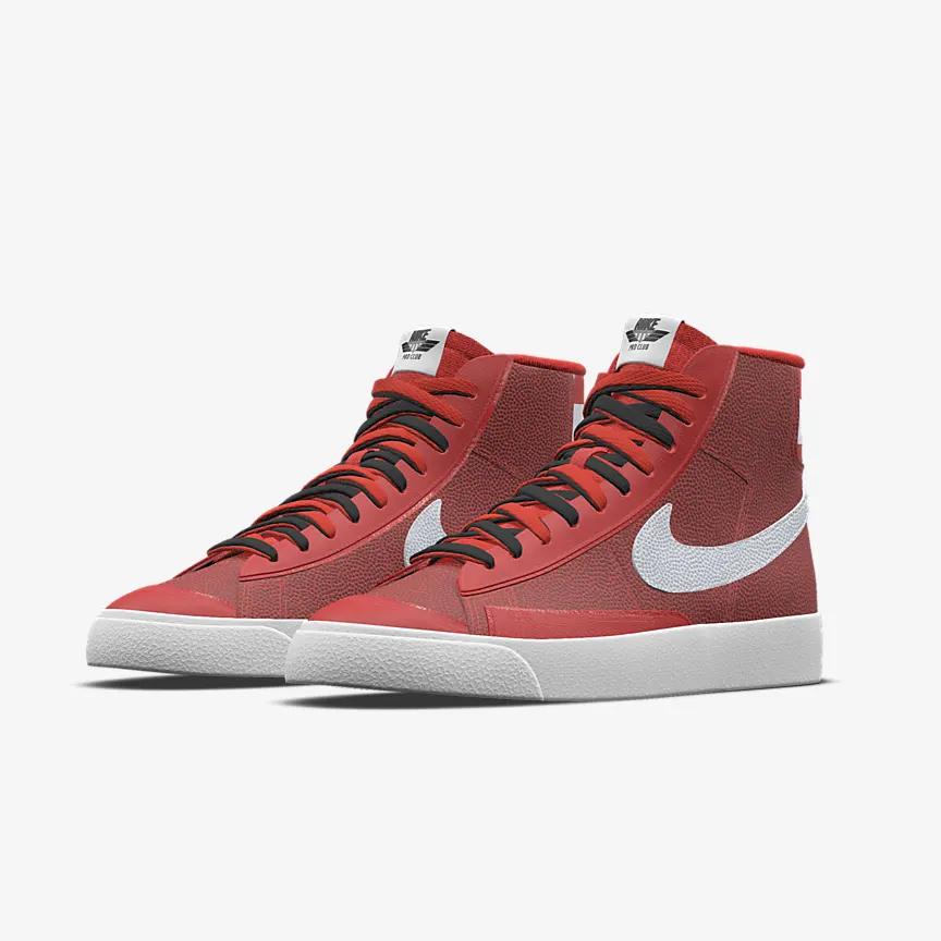 Giày Nike Blazer Mid '77 Unlocked By You Nam Đỏ